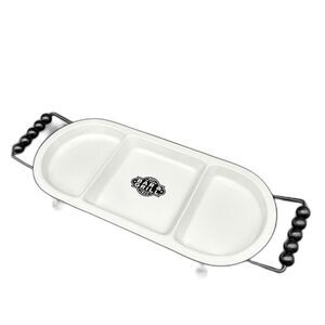 Bar & Grill Signature Divided Seving Dish Platter Vintage (E)